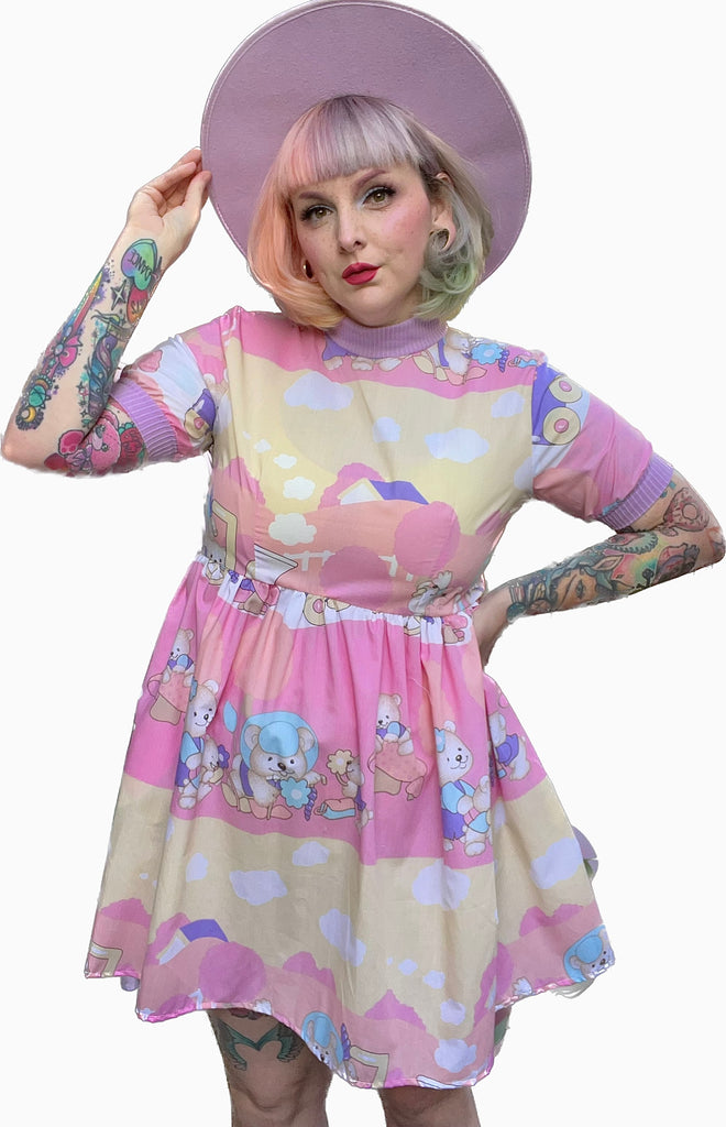 SUNSET EXPRESS SACK DRESS – Pretty Sour SUNSET EXPRESS SACK DRESS – Pretty Sour
